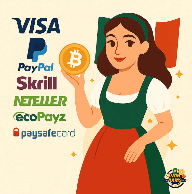 &nbsp;Pagamenti e prelievi nei casino non AAMS